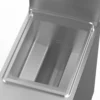 Friteuse gaz 2 cuves en “Y” 2x 15 litres, brûleurs extérieurs, sur armoire