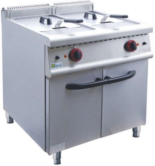 Friteuse électrique sur coffre 20 Litres double