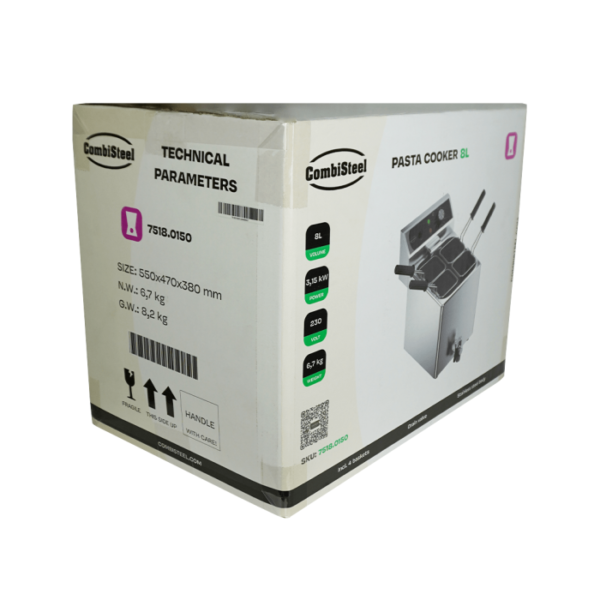 CUISEURS POUR PATES 8L INCL. PANIERS