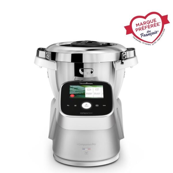 MLX_HF93ECF0_COMPANION_TOUCH_PRO_H2-MARQUE_PREFEREE_DES_FRANCAIS Robot cuiseur Moulinex I-Companion Touch Pro XL