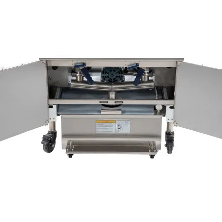 Friteuse électrique avec relevage automatique et filtration 4×12 litres 17+17kW