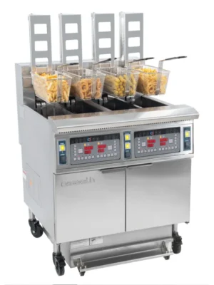 friteuse-electrique-avec-relevage-automatique-et-filtration-4-x-12-litres-1 Friteuse électrique avec relevage automatique et filtration 4×12 litres 17+17kW