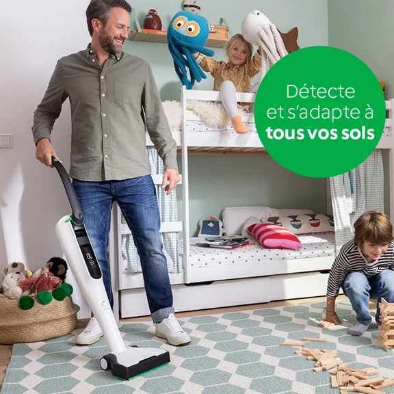 Pack Trio - Aspirateur laveur sans fil Kobold VK7