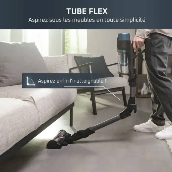 X-Force Flex 14.80, Aspirateur balai laveur sans fil, 240 AW, 90 min, Tête aqua