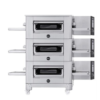 Four convoyeur électrique pizza pain pâtisserie 105 pizzas de Ø 30 cm par heure